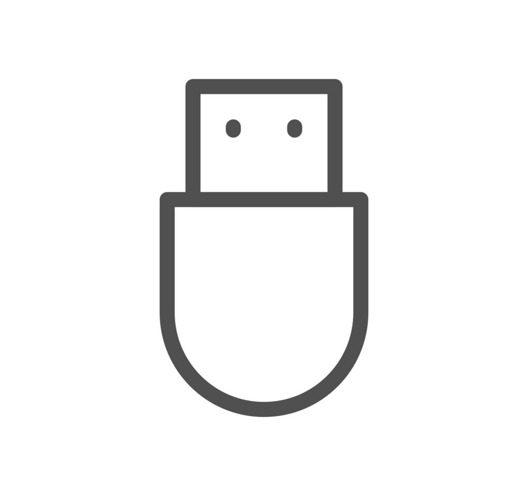 Computer and component related icon outline and linear vector. vector