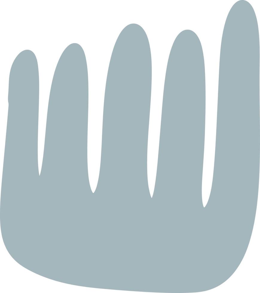 Grey abstract shape illustration vector