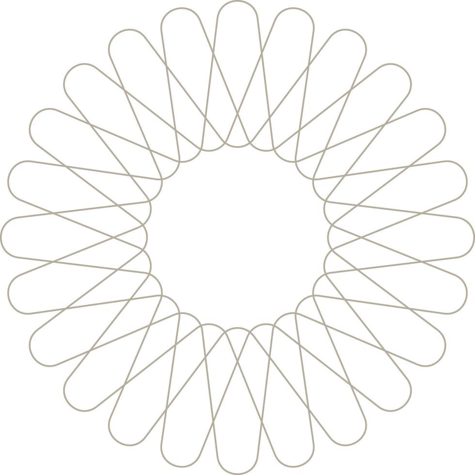 Monoline star illustration vector