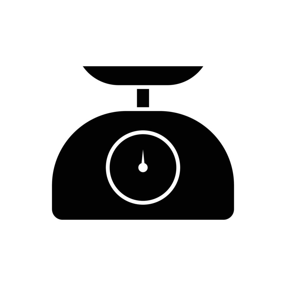 Item scale icon illustration. suitable for maximum delivery icon. icon related to logistic, delivery. Glyph icon style. Simple vector design editable