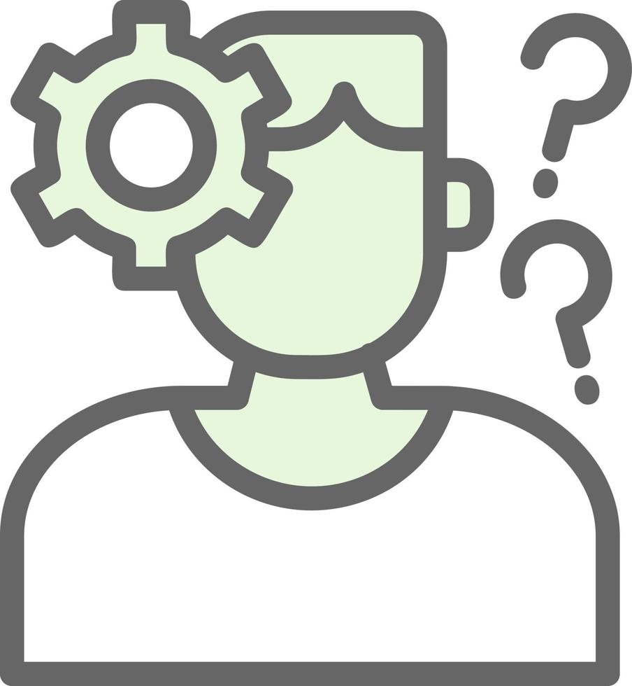 Hallucination Vector Icon Design