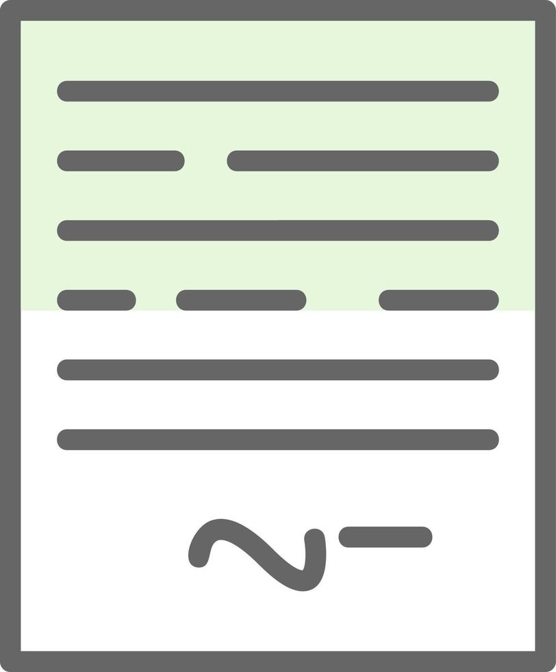 Signature Vector Icon Design