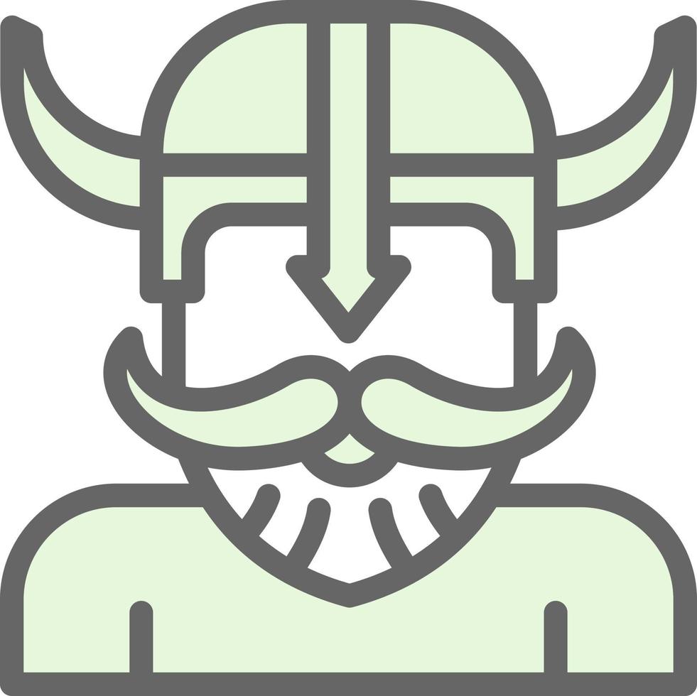 diseño de icono de vector vikingo