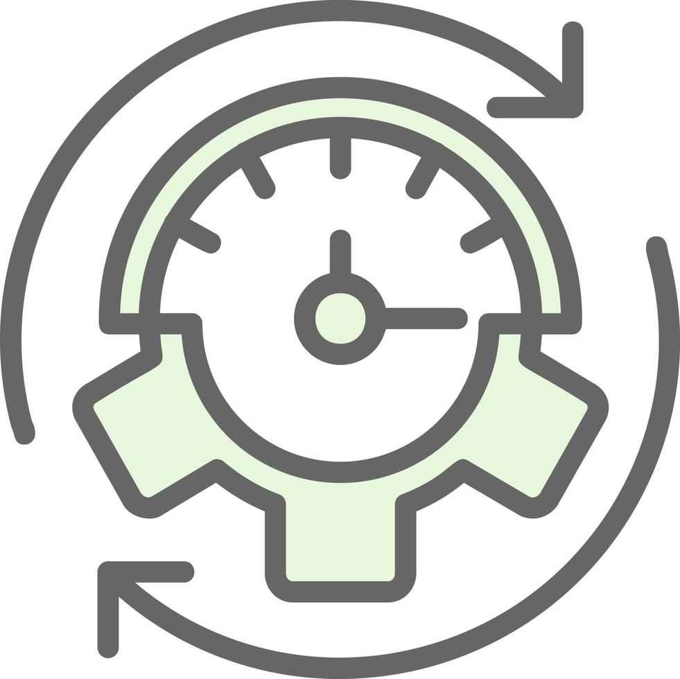 Efficiency Vector Icon Design