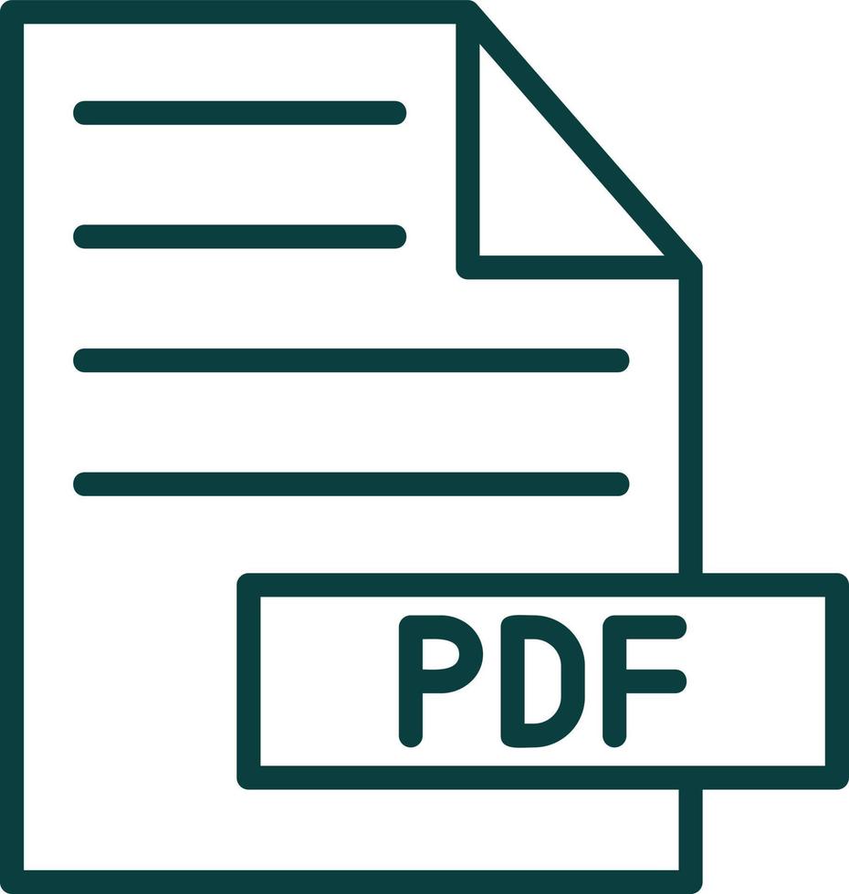 Pdf Vector Icon Design