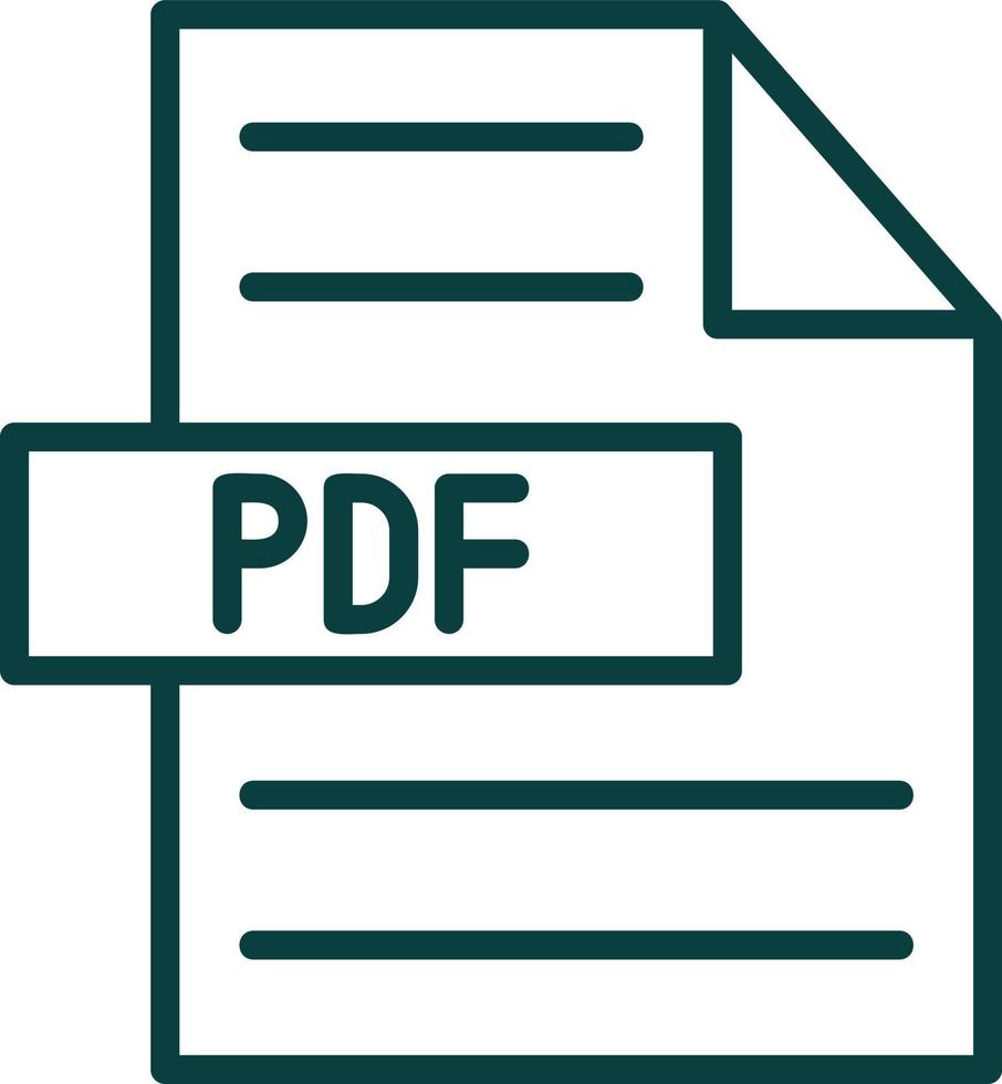 Pdf Vector Icon Design