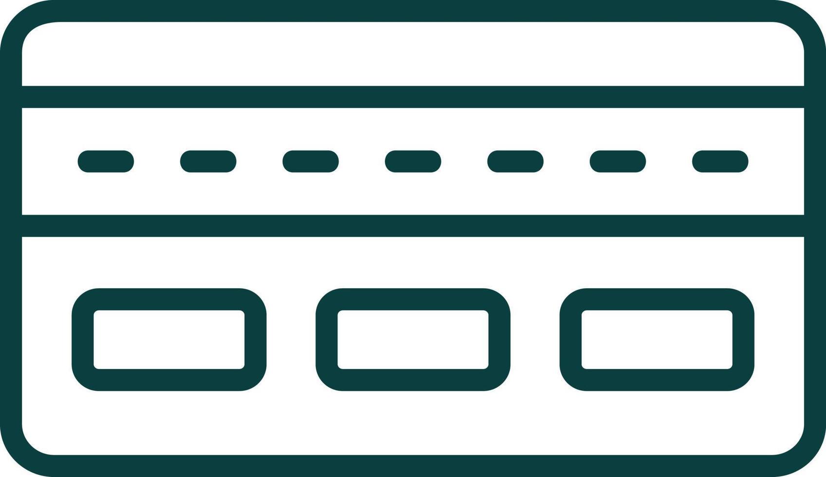 Credit Card Vector Icon Design