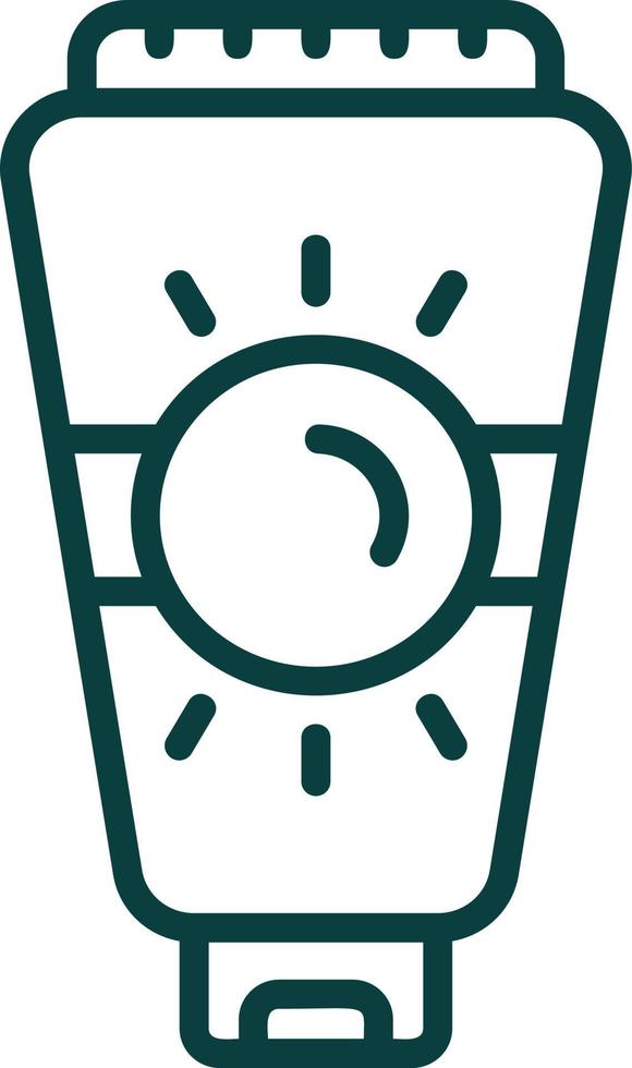 diseño de icono de vector de crema solar