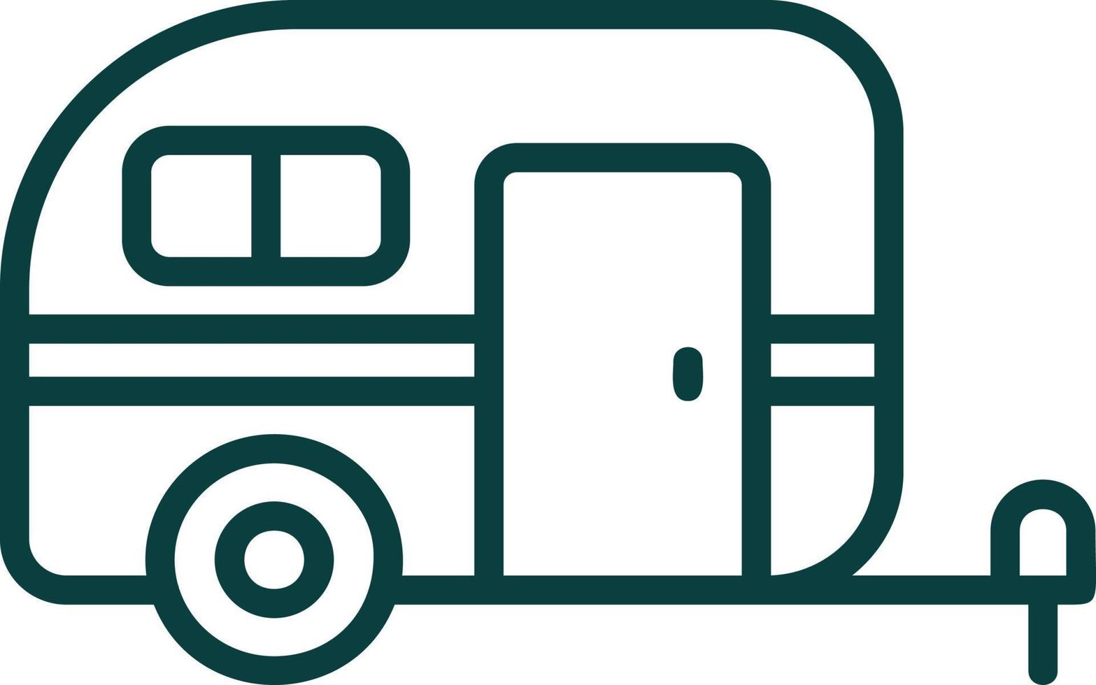 Caravan Vector Icon Design