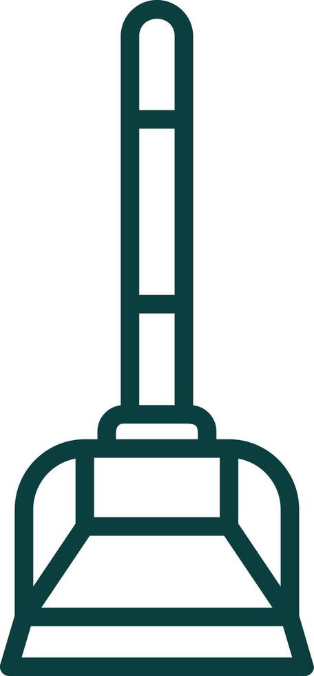 Dustpan Vector Icon Design