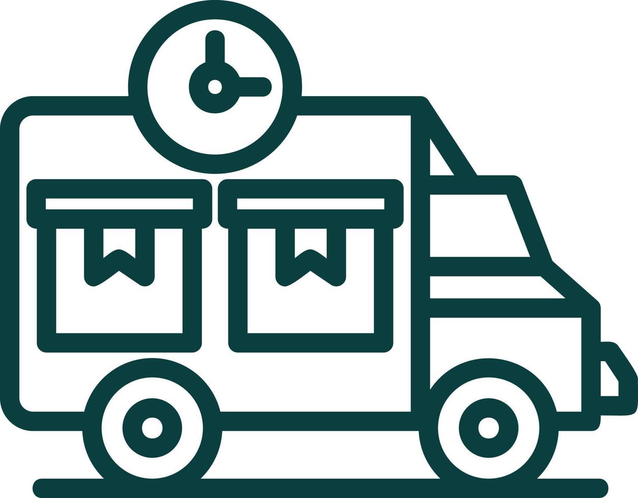 Delivery Time Vector Icon Design
