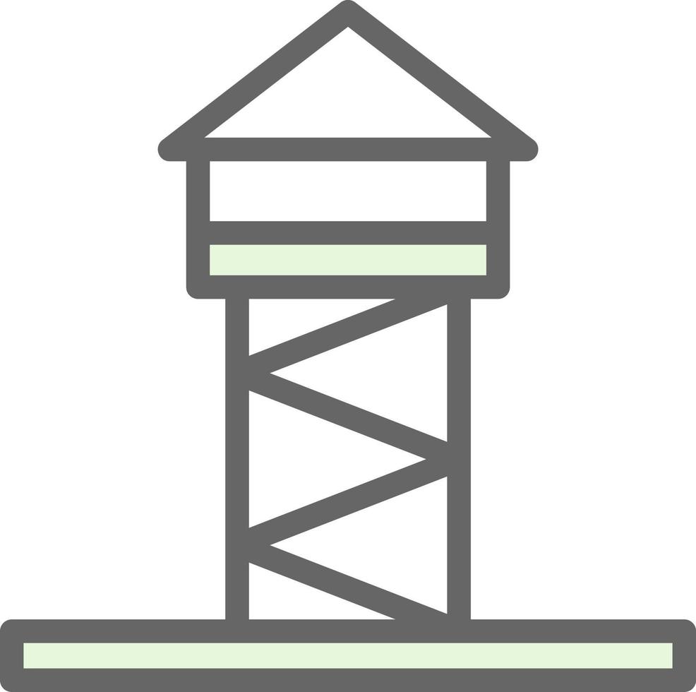 diseño de icono de vector de torre