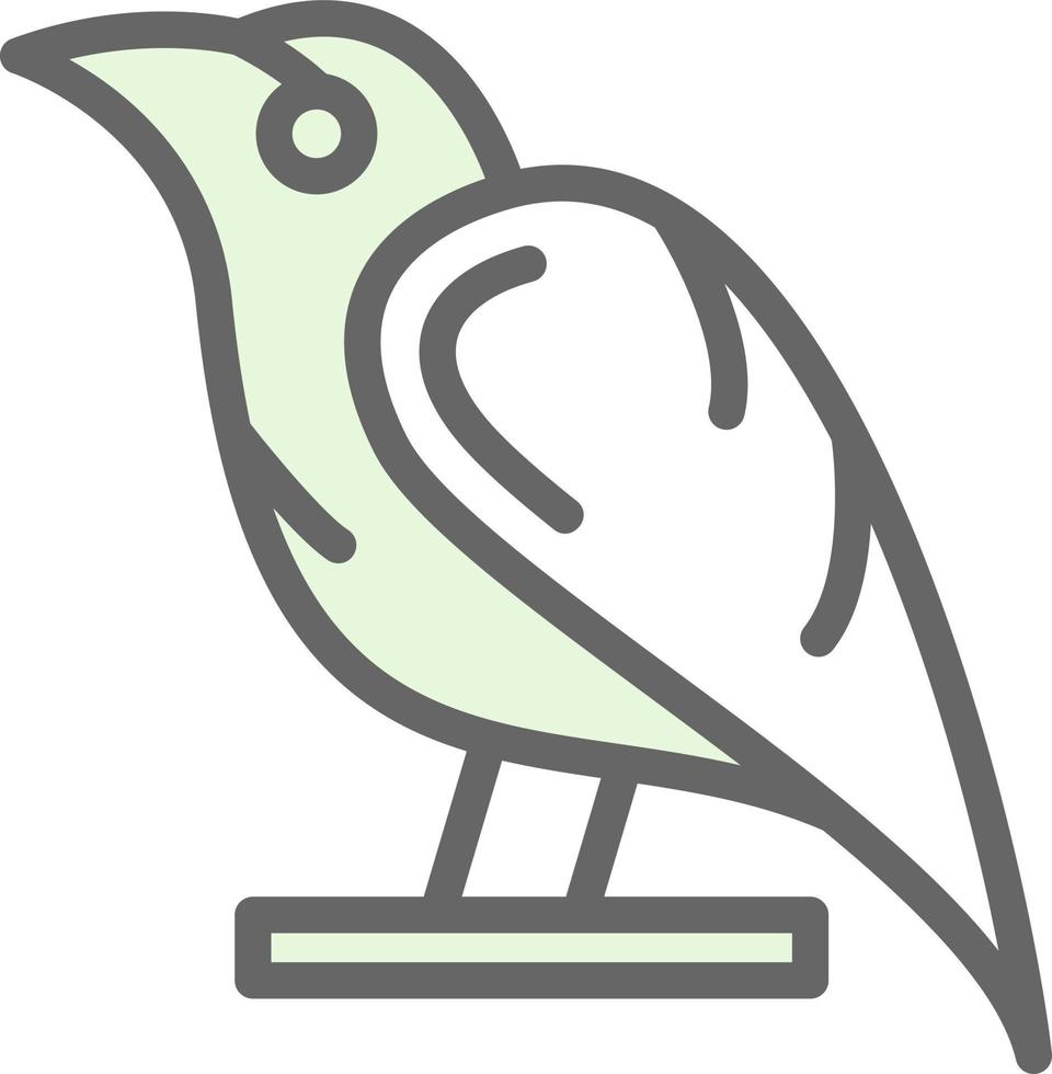 diseño de icono de vector de cuervo