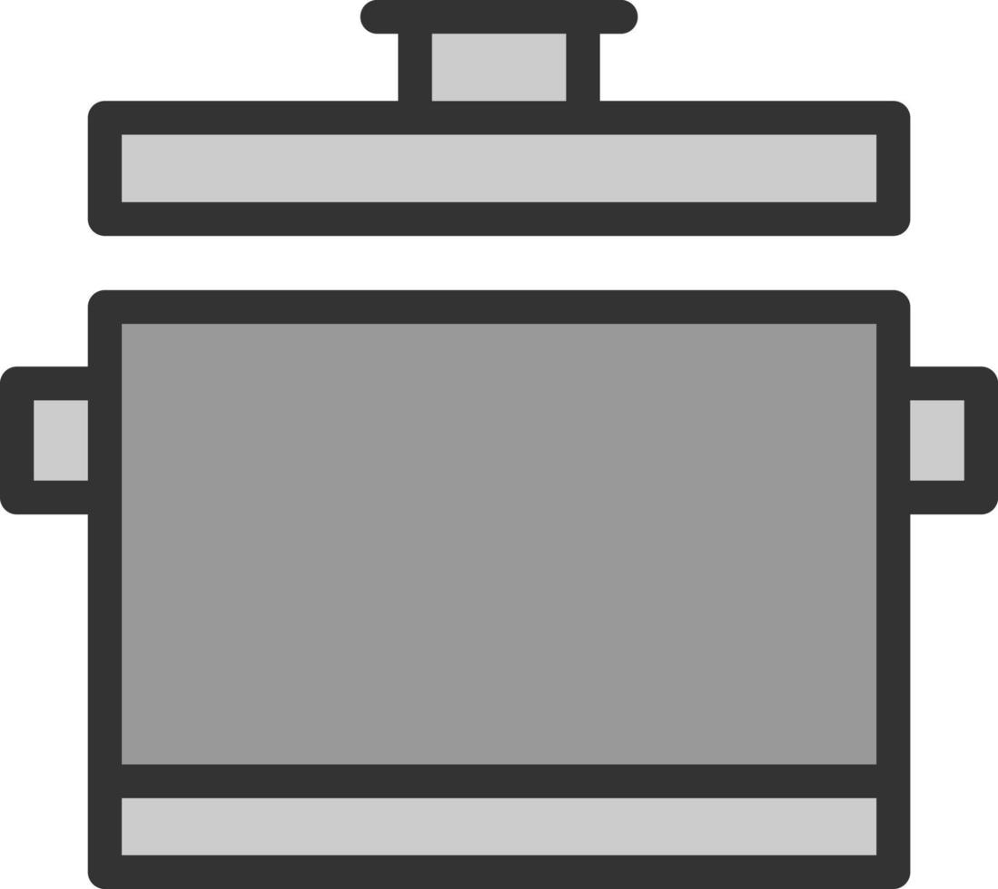 Cooking Pot Vector Icon Design