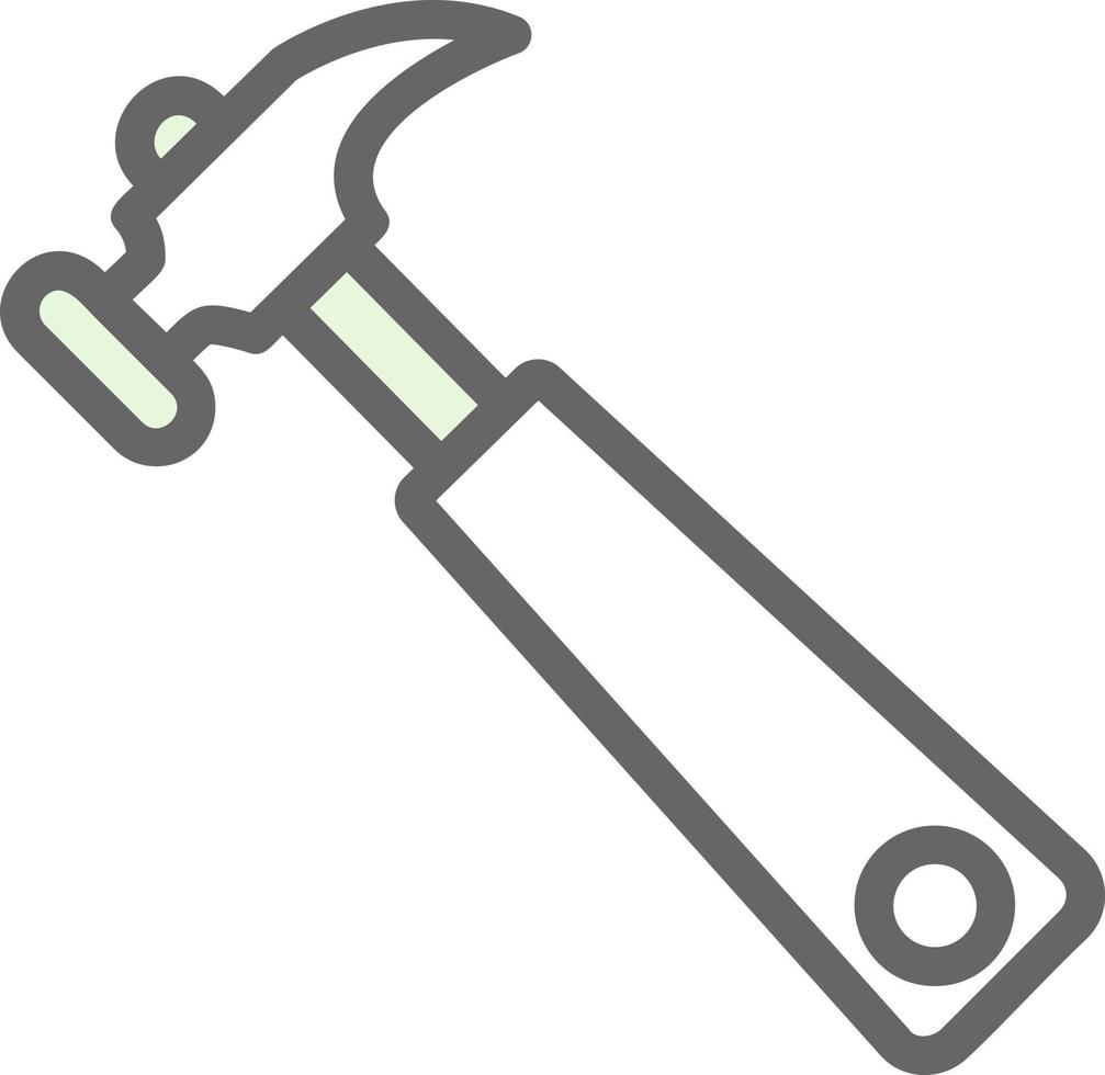 Hammer Vector Icon Design