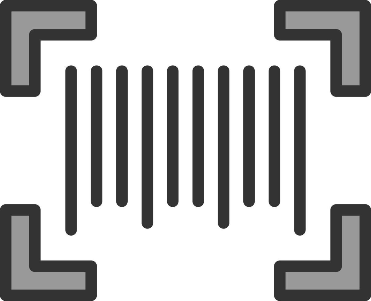 Barcode Scan Vector Icon Design