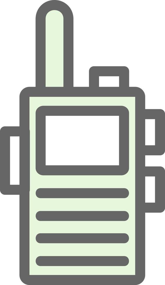 Walkie Talkie Vector Icon Design