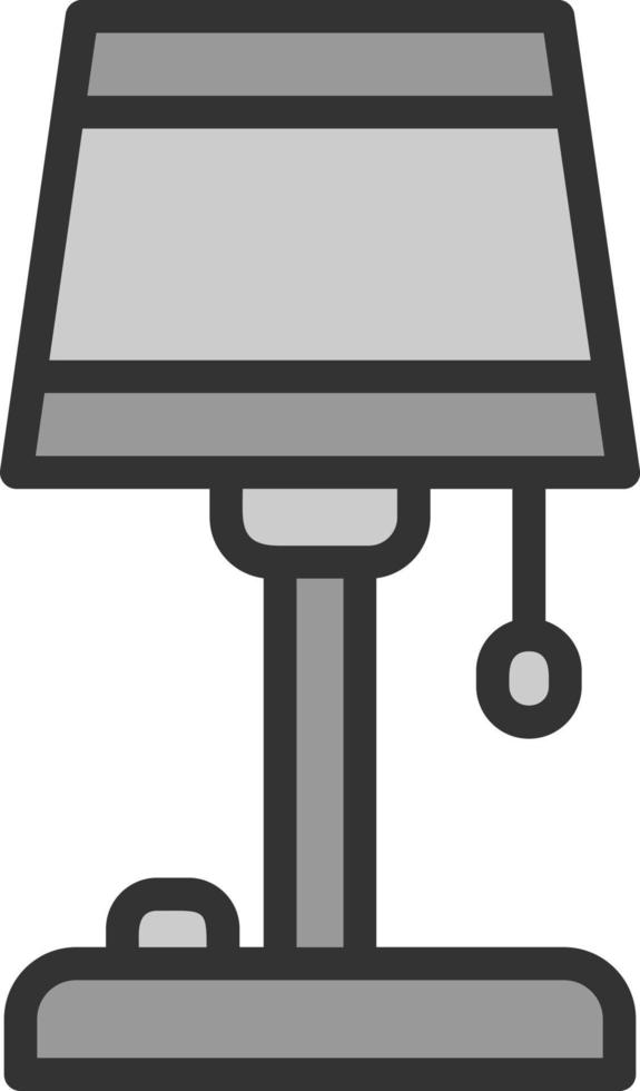 Floor Lamp Vector Icon Design