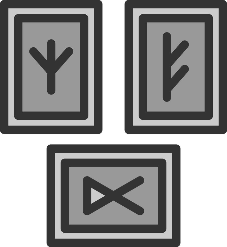 Runes Vector Icon Design