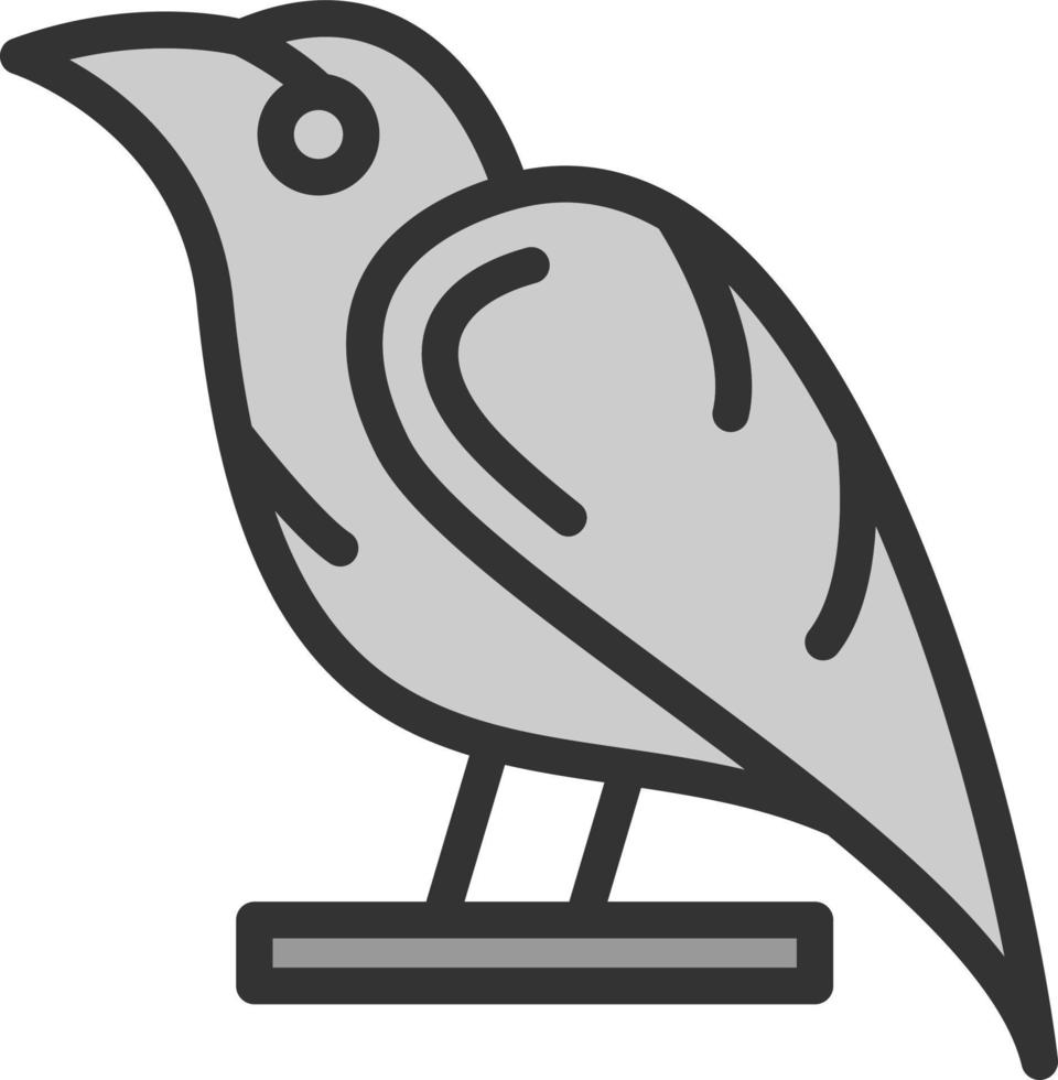 Raven Vector Icon Design