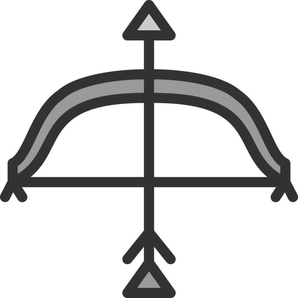 Bow ANd Arrow Vector Icon Design