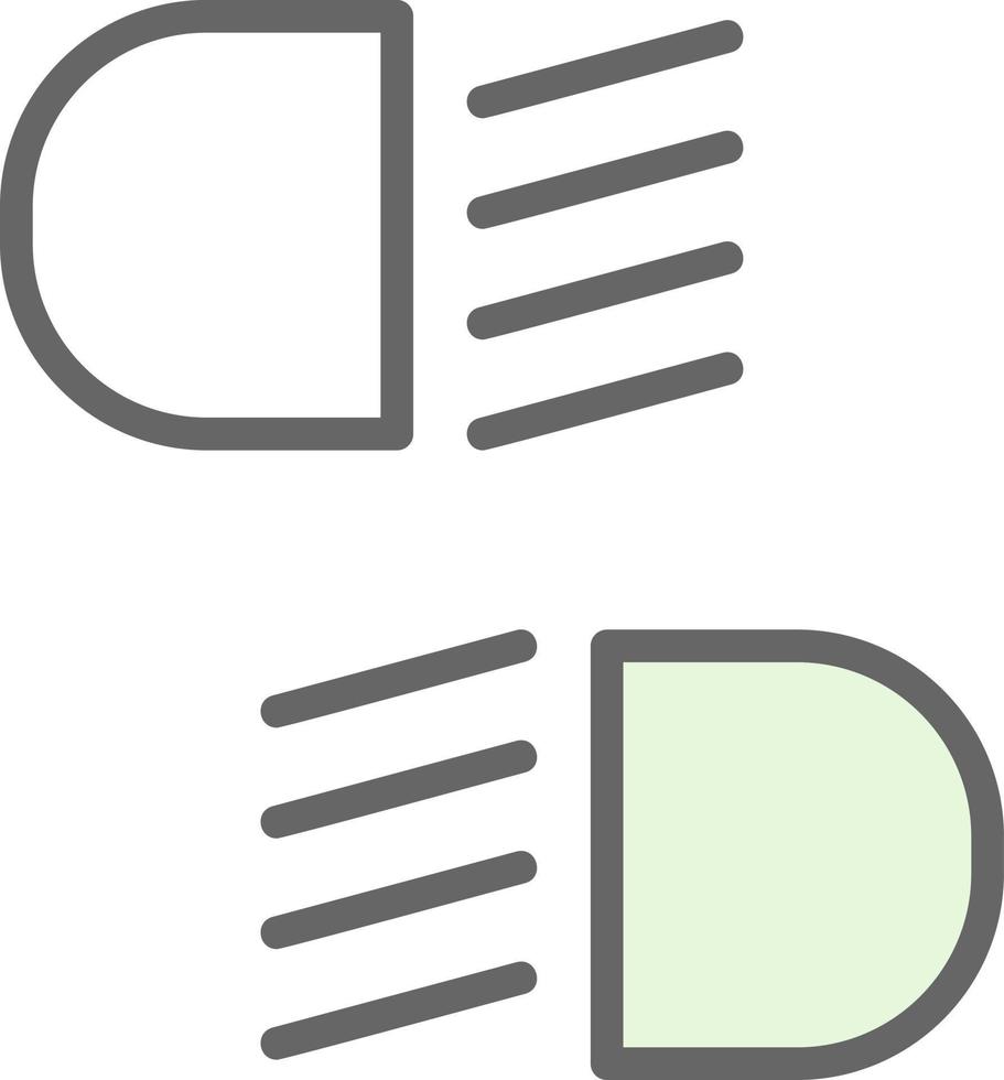 Headlight Vector Icon Design