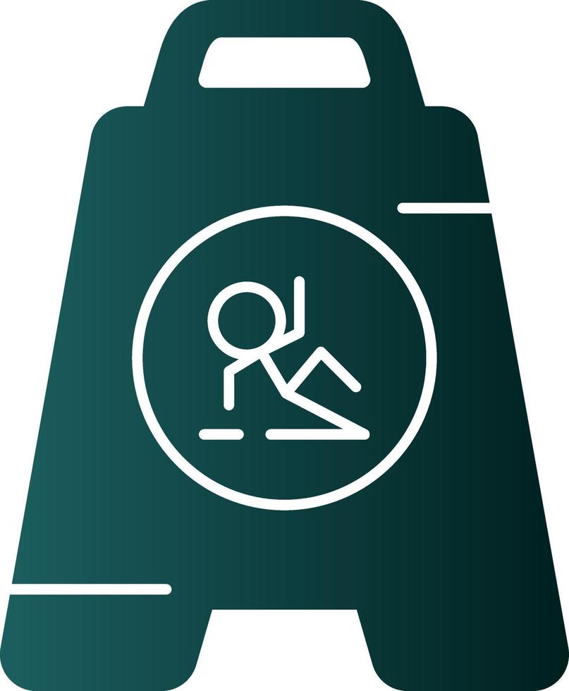 Wet Floor Vector Icon Design