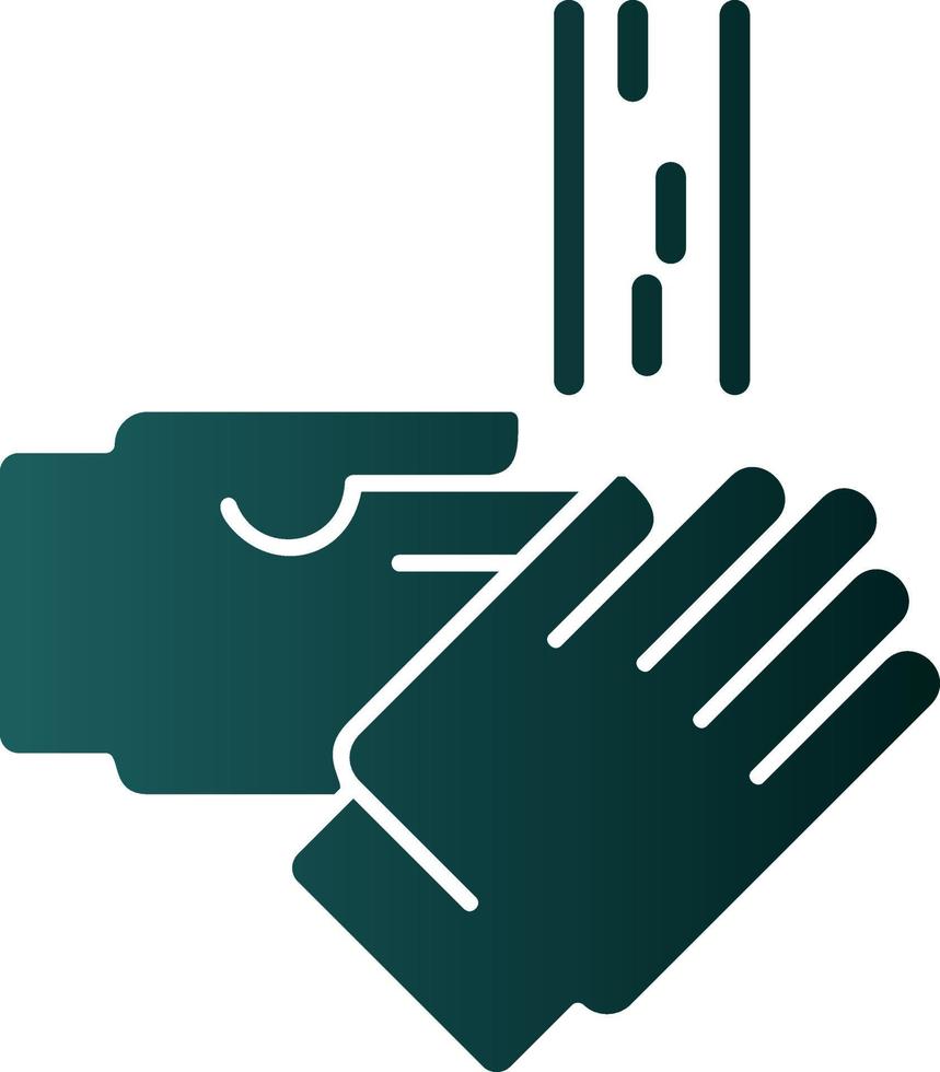Washing Hands Vector Icon Design