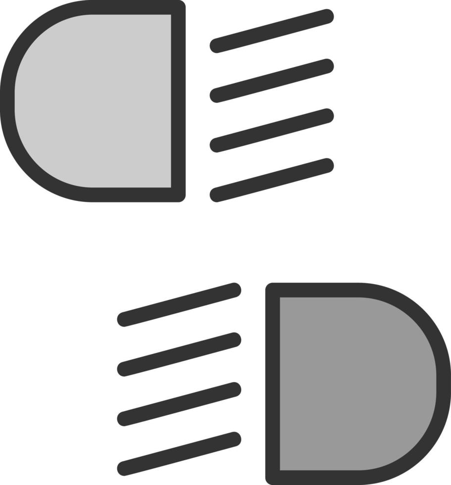 Headlight Vector Icon Design