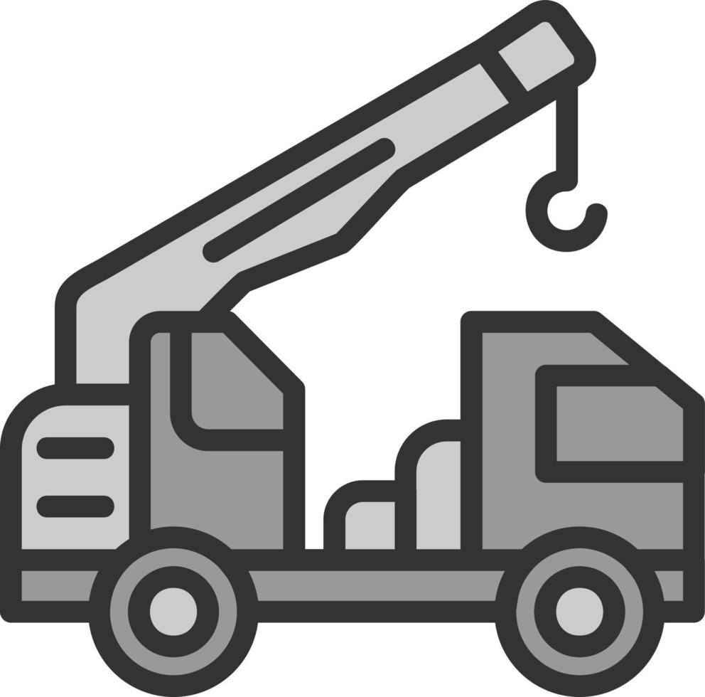 Crane Vector Icon Design