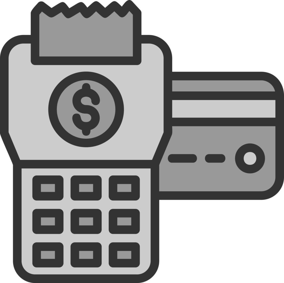 Pos Terminal Vector Icon Design