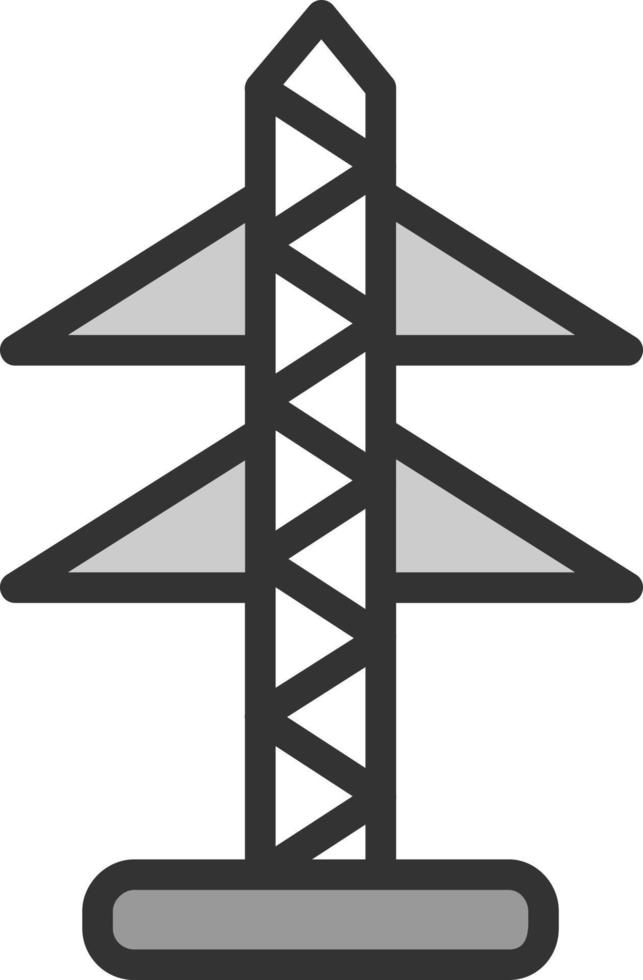 diseño de icono de vector de torre eléctrica