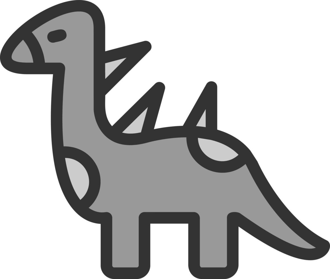 diseño de icono de vector de dinosaurio