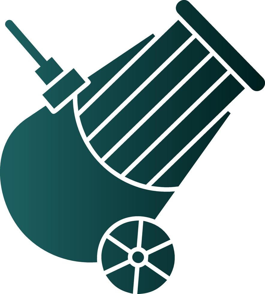 Circus Canon Vector Icon Design