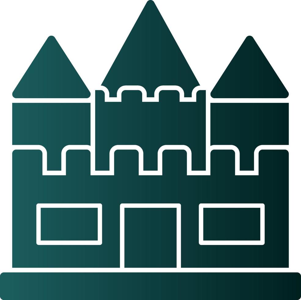 diseño de icono de vector de castillo