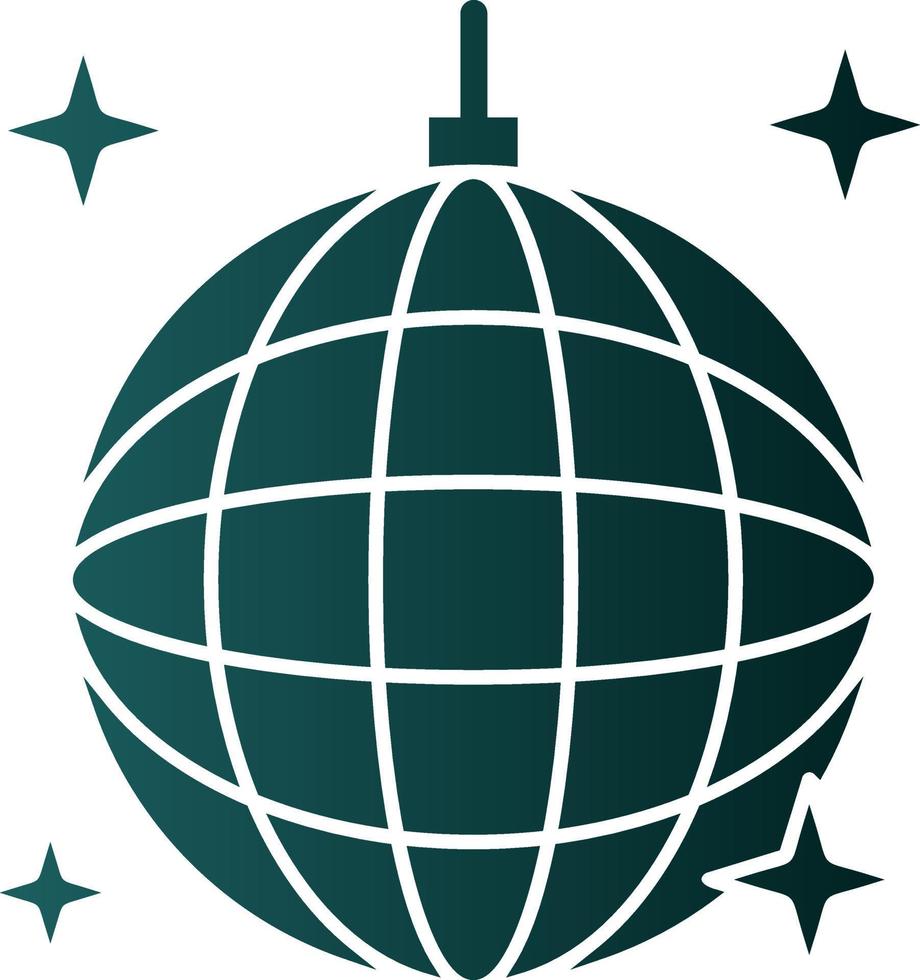 Disco Ball Vector Icon Design