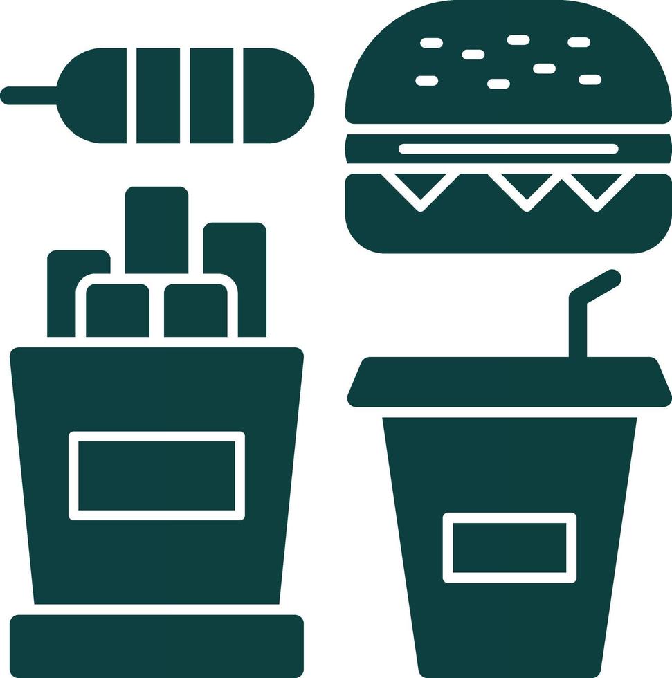 Fastfood Vector Icon Design