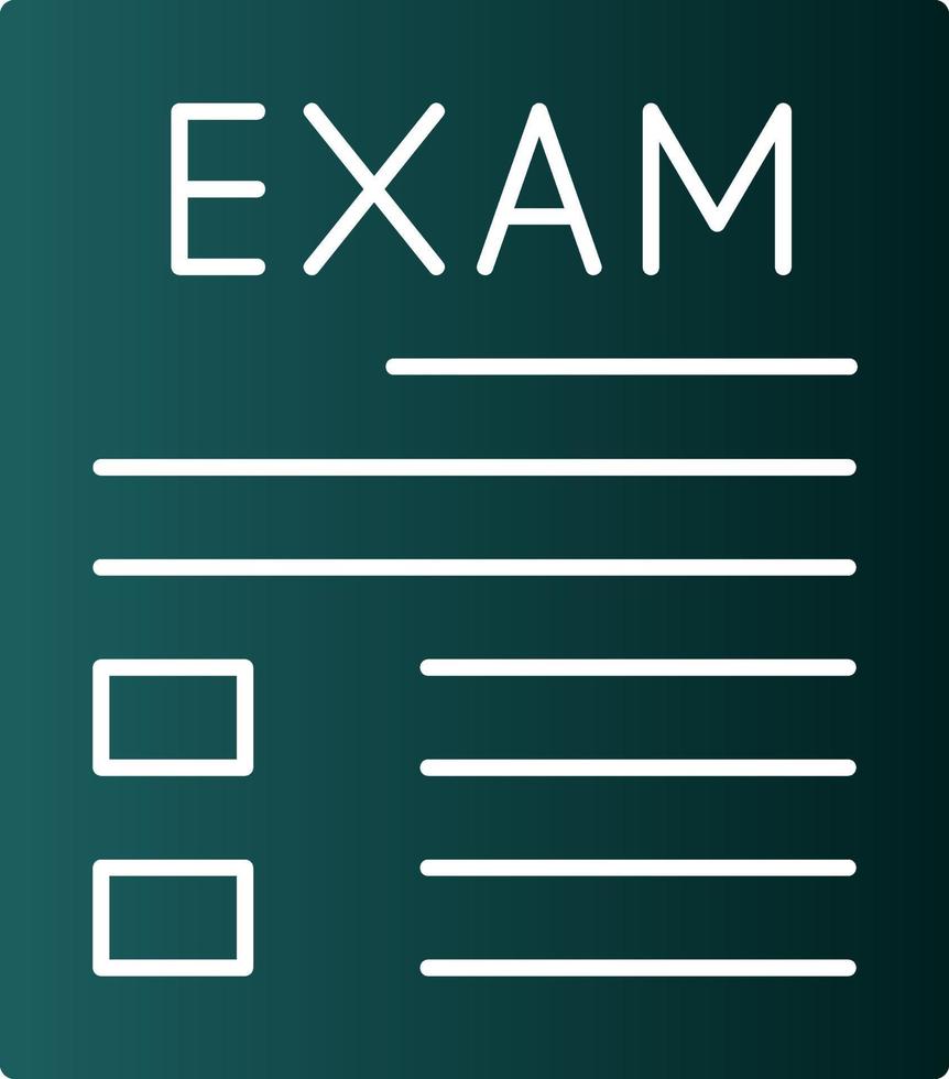 Exam Vector Icon Design