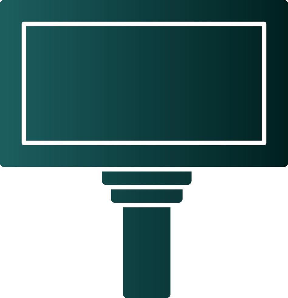 Hanging Billboard Vector Icon Design