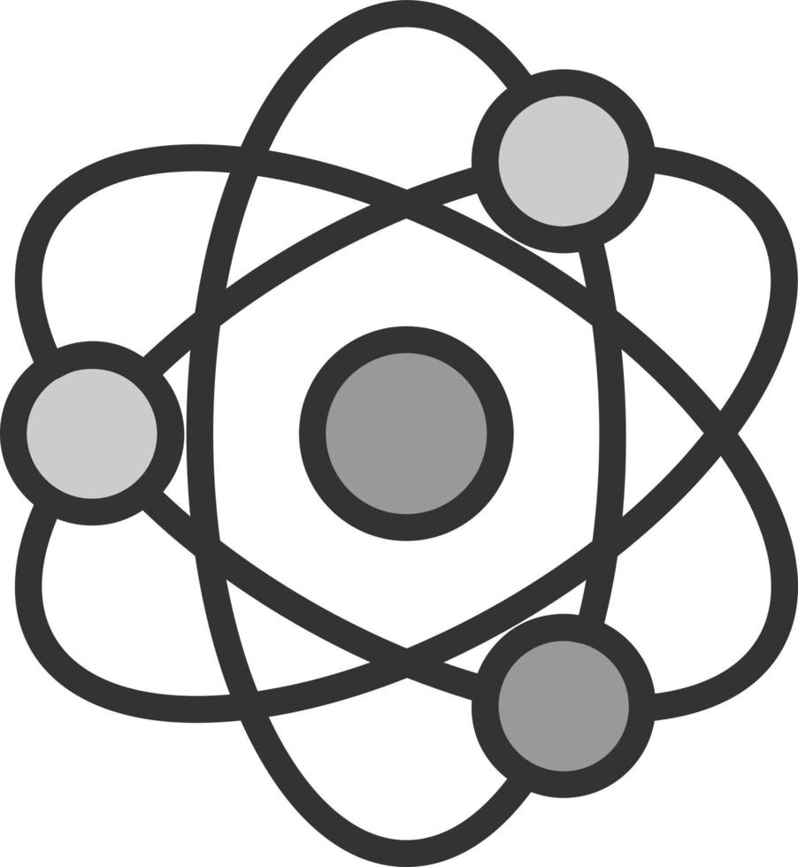 Atoms Vector Icon Design