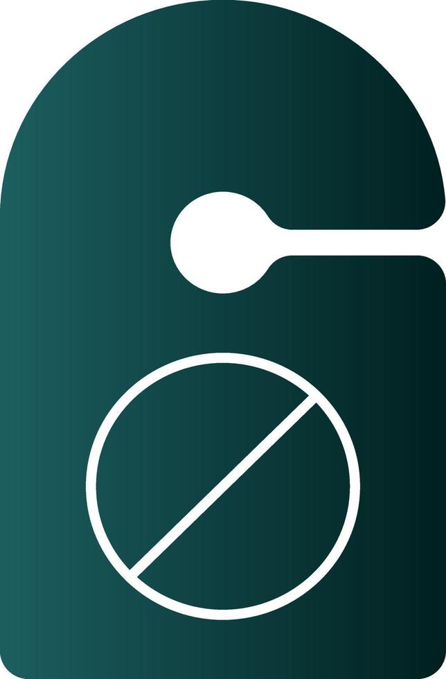 Do Not Disturb Vector Icon Design