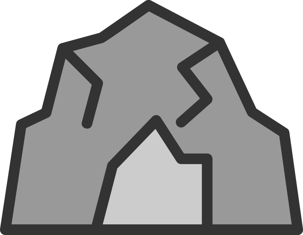 Cave Vector Icon Design