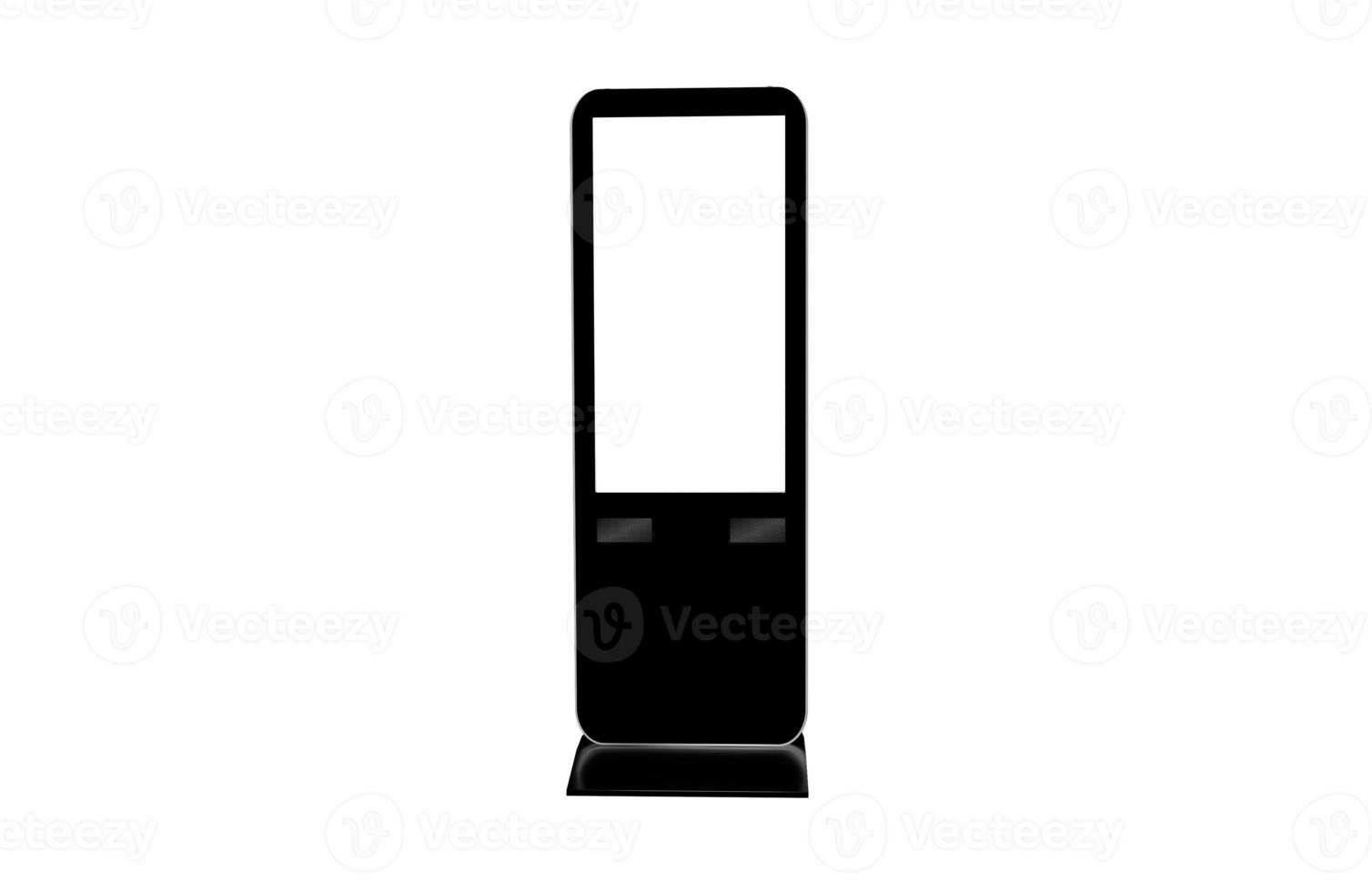 Scent Diffuser Digital Display with big screen and speakers on a white Isolated Background photo