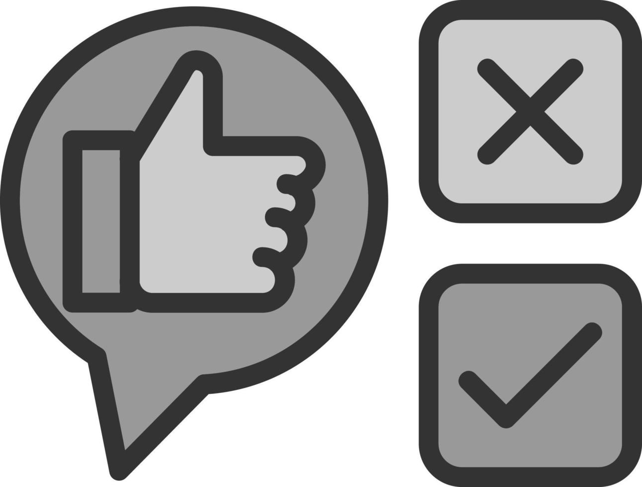 Dissatisfied Vector Icon Design