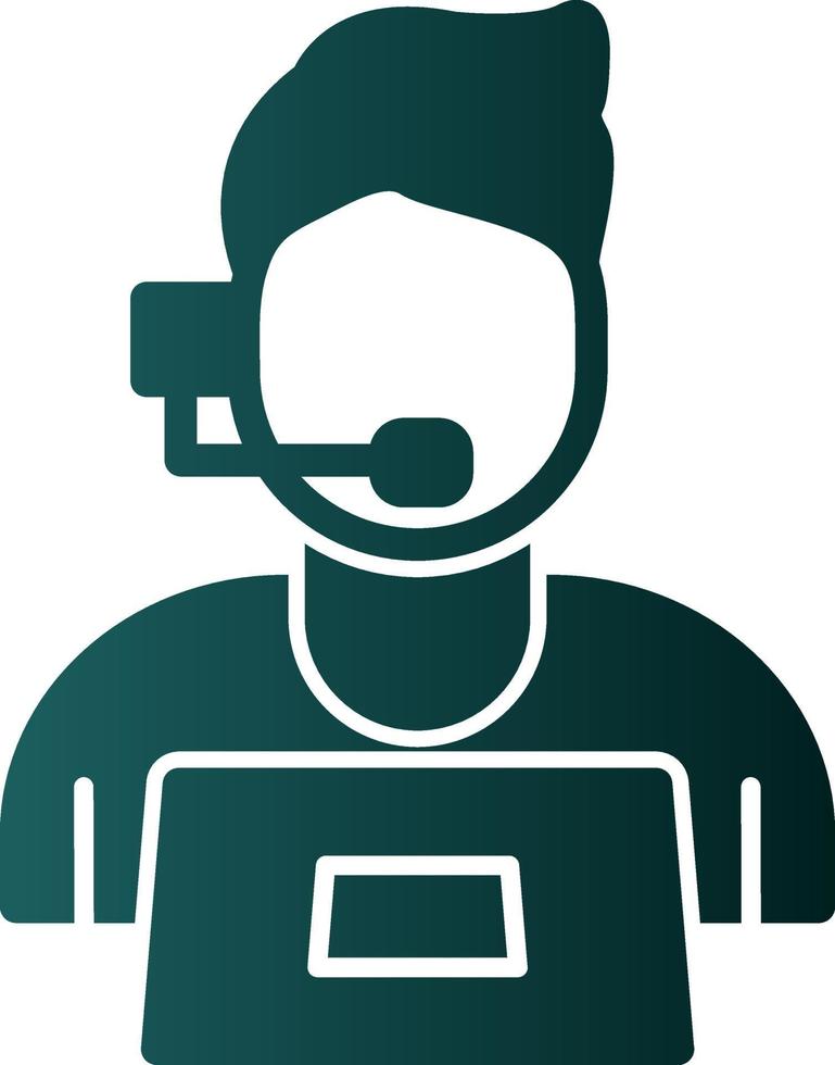 Customer Service Vector Icon Design
