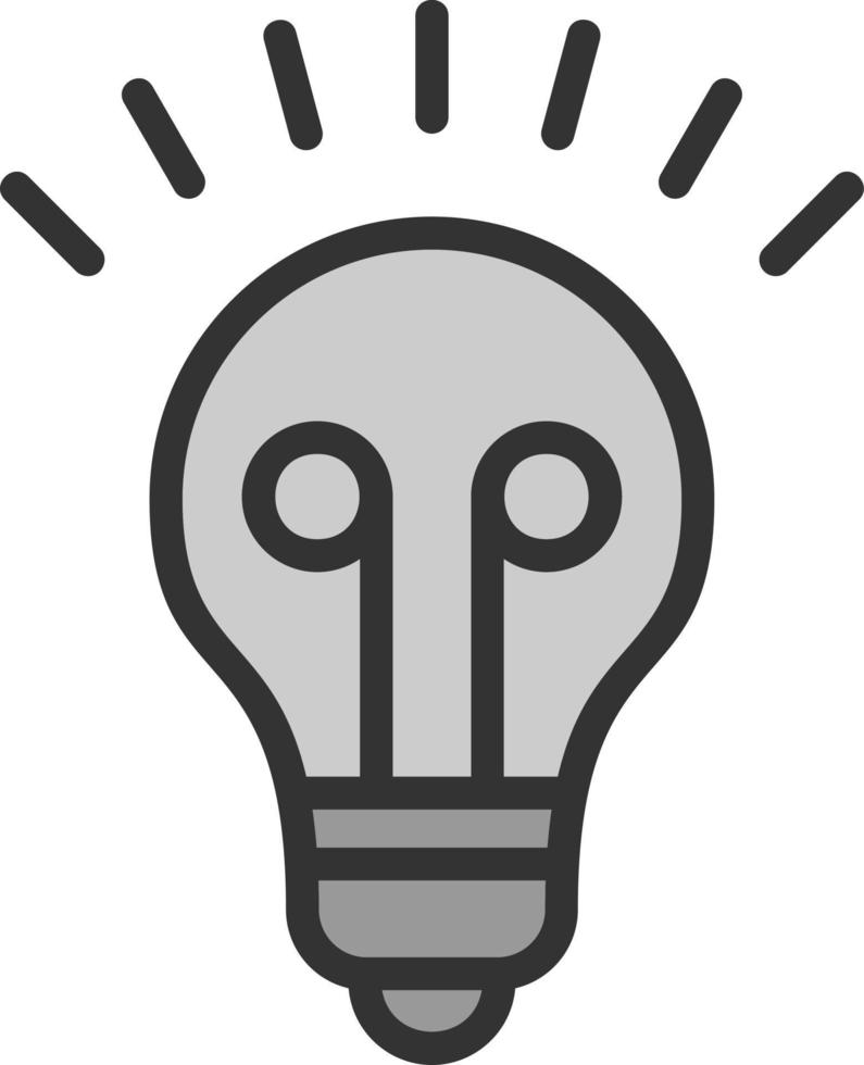 Light Bulb Vector Icon Design