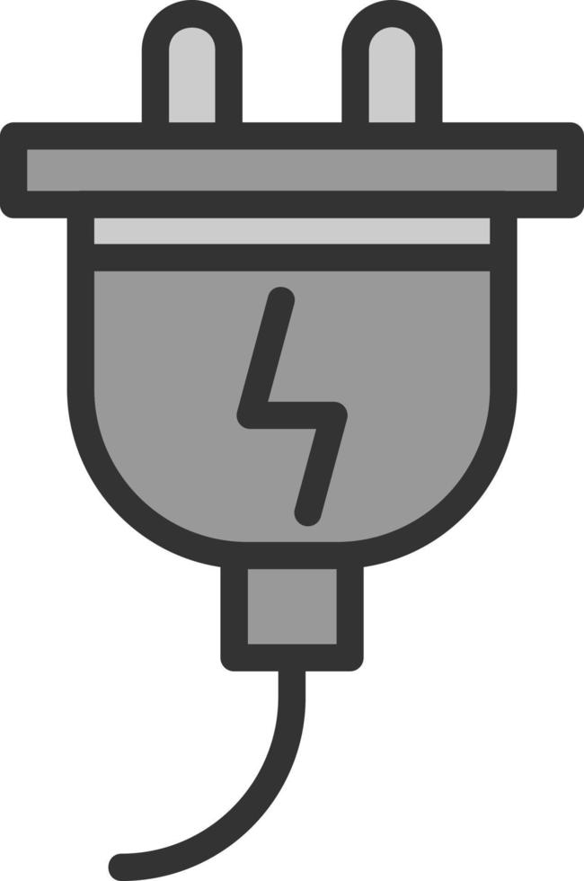 Electric Plug Vector Icon Design