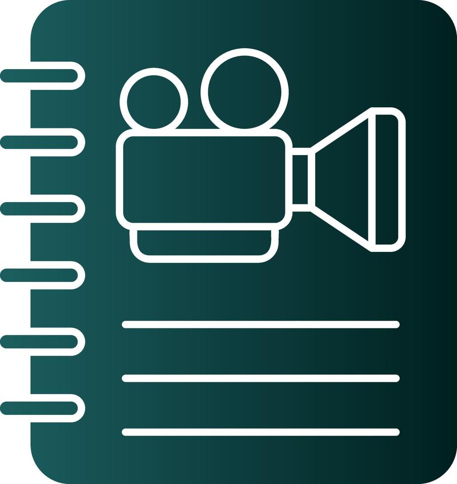 Screenplay Vector Icon Design