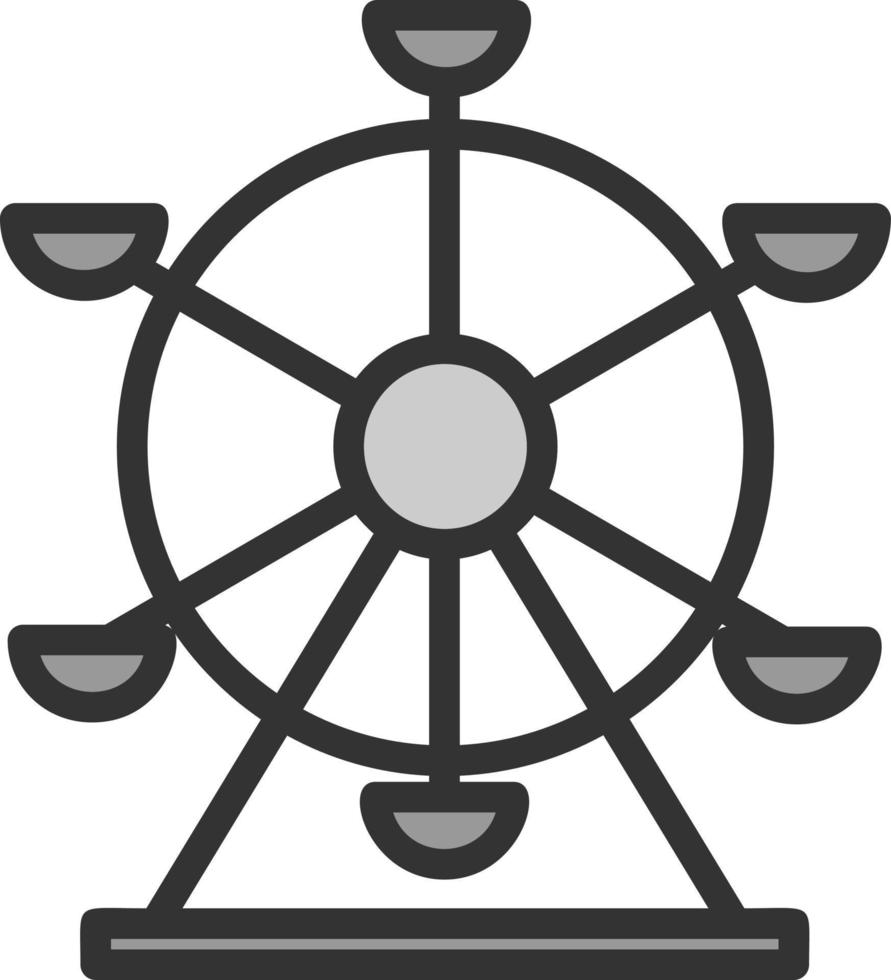 diseño de icono de vector de rueda de la fortuna