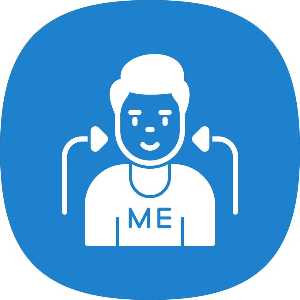 Myself Vector Icon Design